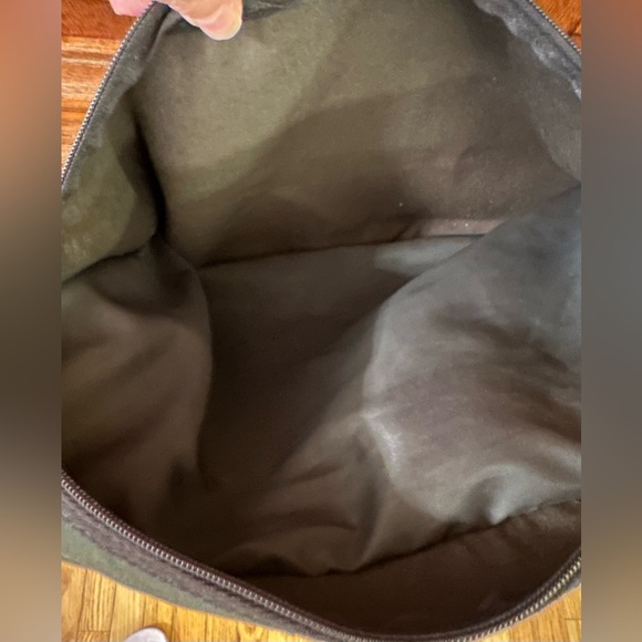 VTG Big Dogs 100% Cotton Canvas Traveler Expandable Messenger Bag Bernard- RARE - Picture 13 of 14